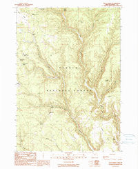 Buck Spring Oregon Historical topographic map, 1:24000 scale, 7.5 X 7.5 Minute, Year 1990
