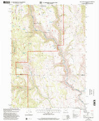 Buck Trough Spring Oregon Historical topographic map, 1:24000 scale, 7.5 X 7.5 Minute, Year 1999