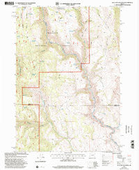 Buck Trough Spring Oregon Historical topographic map, 1:24000 scale, 7.5 X 7.5 Minute, Year 1999