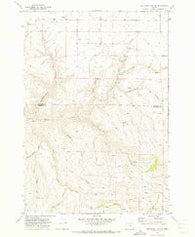 Buckhorn Canyon Oregon Historical topographic map, 1:24000 scale, 7.5 X 7.5 Minute, Year 1970