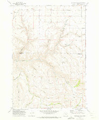 Buckhorn Canyon Oregon Historical topographic map, 1:24000 scale, 7.5 X 7.5 Minute, Year 1970