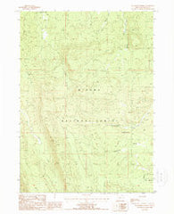 Buckhorn Springs Oregon Historical topographic map, 1:24000 scale, 7.5 X 7.5 Minute, Year 1988