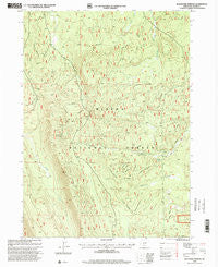 Buckhorn Springs Oregon Historical topographic map, 1:24000 scale, 7.5 X 7.5 Minute, Year 1998
