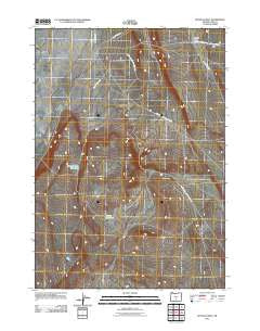 Buffalo Well Oregon Historical topographic map, 1:24000 scale, 7.5 X 7.5 Minute, Year 2011