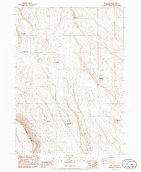 Bull Lake Oregon Historical topographic map, 1:24000 scale, 7.5 X 7.5 Minute, Year 1986