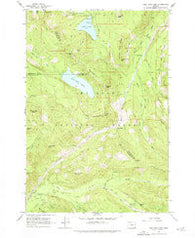 Bull Run Lake Oregon Historical topographic map, 1:24000 scale, 7.5 X 7.5 Minute, Year 1962