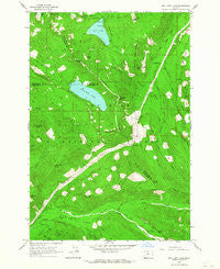 Bull Run Lake Oregon Historical topographic map, 1:24000 scale, 7.5 X 7.5 Minute, Year 1962