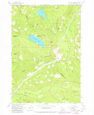 Bull Run Lake Oregon Historical topographic map, 1:24000 scale, 7.5 X 7.5 Minute, Year 1962