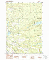 Bull Run Oregon Historical topographic map, 1:24000 scale, 7.5 X 7.5 Minute, Year 1985