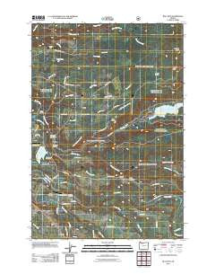 Bull Run Oregon Historical topographic map, 1:24000 scale, 7.5 X 7.5 Minute, Year 2011