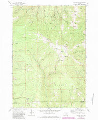 Bullrun Rock Oregon Historical topographic map, 1:24000 scale, 7.5 X 7.5 Minute, Year 1972