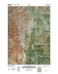 Burns Oregon Historical topographic map, 1:24000 scale, 7.5 X 7.5 Minute, Year 2011