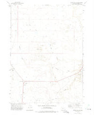 Burns Junction Oregon Historical topographic map, 1:24000 scale, 7.5 X 7.5 Minute, Year 1972
