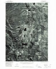 Burns Oregon Historical topographic map, 1:24000 scale, 7.5 X 7.5 Minute, Year 1975