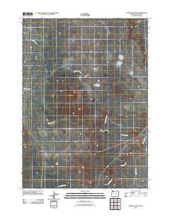 Burns Junction Oregon Historical topographic map, 1:24000 scale, 7.5 X 7.5 Minute, Year 2011