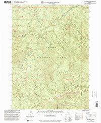 Butler Butte Oregon Historical topographic map, 1:24000 scale, 7.5 X 7.5 Minute, Year 1998
