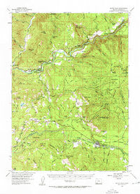 Butte Falls Oregon Historical topographic map, 1:62500 scale, 15 X 15 Minute, Year 1954