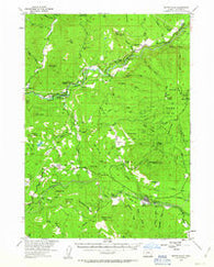 Butte Falls Oregon Historical topographic map, 1:62500 scale, 15 X 15 Minute, Year 1954