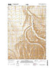 Butter Creek Junction Oregon Current topographic map, 1:24000 scale, 7.5 X 7.5 Minute, Year 2014