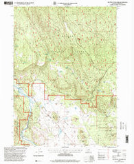 Buttes of The Gods Oregon Historical topographic map, 1:24000 scale, 7.5 X 7.5 Minute, Year 1998