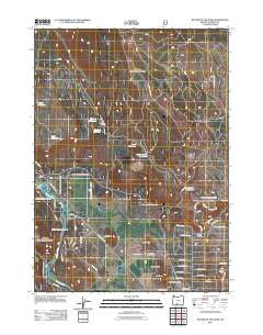 Buttes of the Gods Oregon Historical topographic map, 1:24000 scale, 7.5 X 7.5 Minute, Year 2011