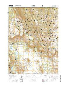 Buttes of the Gods Oregon Current topographic map, 1:24000 scale, 7.5 X 7.5 Minute, Year 2014