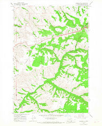 Cabbage Hill Oregon Historical topographic map, 1:24000 scale, 7.5 X 7.5 Minute, Year 1966