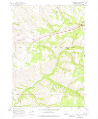 Cabbage Hill Oregon Historical topographic map, 1:24000 scale, 7.5 X 7.5 Minute, Year 1966