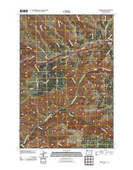 Cabbage Hill Oregon Historical topographic map, 1:24000 scale, 7.5 X 7.5 Minute, Year 2011