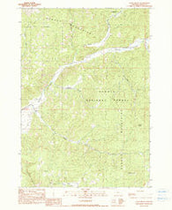 Cadle Butte Oregon Historical topographic map, 1:24000 scale, 7.5 X 7.5 Minute, Year 1990