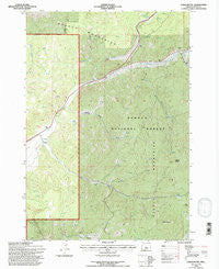Cadle Butte Oregon Historical topographic map, 1:24000 scale, 7.5 X 7.5 Minute, Year 1992