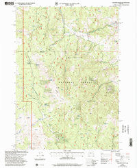Calamity Butte Oregon Historical topographic map, 1:24000 scale, 7.5 X 7.5 Minute, Year 1999