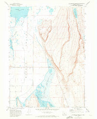 Calderwood Reservoir Oregon Historical topographic map, 1:24000 scale, 7.5 X 7.5 Minute, Year 1968