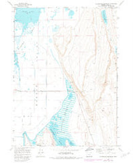 Calderwood Reservoir Oregon Historical topographic map, 1:24000 scale, 7.5 X 7.5 Minute, Year 1968