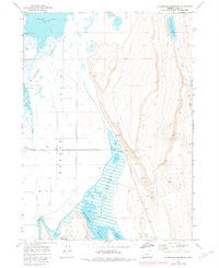 Calderwood Reservoir Oregon Historical topographic map, 1:24000 scale, 7.5 X 7.5 Minute, Year 1968