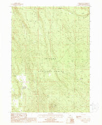 Calimus Butte Oregon Historical topographic map, 1:24000 scale, 7.5 X 7.5 Minute, Year 1988