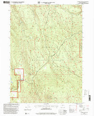 Calimus Butte Oregon Historical topographic map, 1:24000 scale, 7.5 X 7.5 Minute, Year 1998
