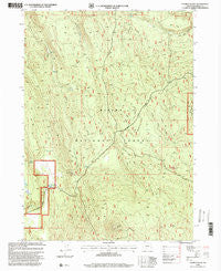 Calimus Butte Oregon Historical topographic map, 1:24000 scale, 7.5 X 7.5 Minute, Year 1998