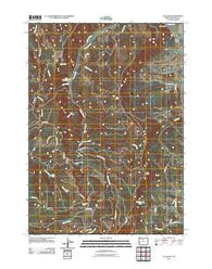 Callahan Oregon Historical topographic map, 1:24000 scale, 7.5 X 7.5 Minute, Year 2011