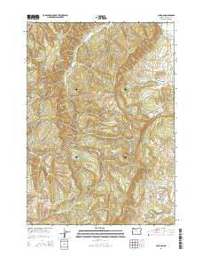 Callahan Oregon Current topographic map, 1:24000 scale, 7.5 X 7.5 Minute, Year 2014