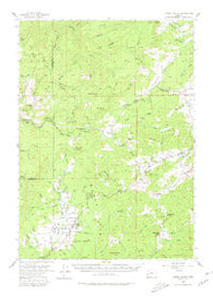 Camas Valley Oregon Historical topographic map, 1:62500 scale, 15 X 15 Minute, Year 1955