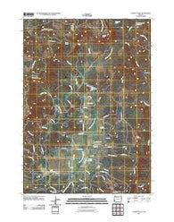 Camas Valley Oregon Historical topographic map, 1:24000 scale, 7.5 X 7.5 Minute, Year 2011