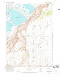 Campbell Lake Oregon Historical topographic map, 1:24000 scale, 7.5 X 7.5 Minute, Year 1967