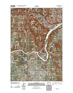 Canby Oregon Historical topographic map, 1:24000 scale, 7.5 X 7.5 Minute, Year 2011