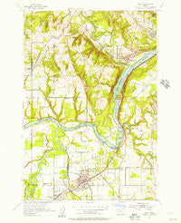 Canby Oregon Historical topographic map, 1:24000 scale, 7.5 X 7.5 Minute, Year 1954
