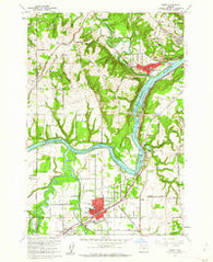 Canby Oregon Historical topographic map, 1:24000 scale, 7.5 X 7.5 Minute, Year 1961
