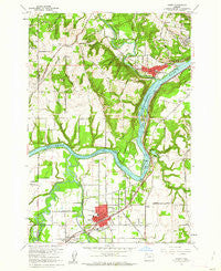 Canby Oregon Historical topographic map, 1:24000 scale, 7.5 X 7.5 Minute, Year 1961