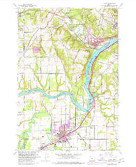 Canby Oregon Historical topographic map, 1:24000 scale, 7.5 X 7.5 Minute, Year 1961