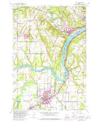 Canby Oregon Historical topographic map, 1:24000 scale, 7.5 X 7.5 Minute, Year 1961