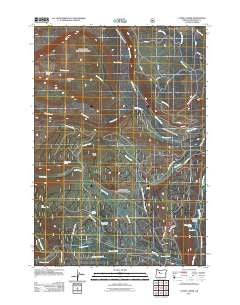 Candle Creek Oregon Historical topographic map, 1:24000 scale, 7.5 X 7.5 Minute, Year 2011